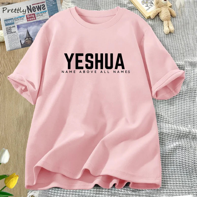 Camiseta Básica Moda Evangélica - YESHUA