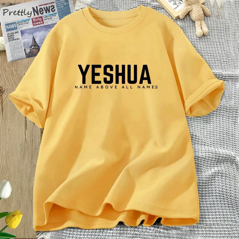 Camiseta Básica Moda Evangélica - YESHUA