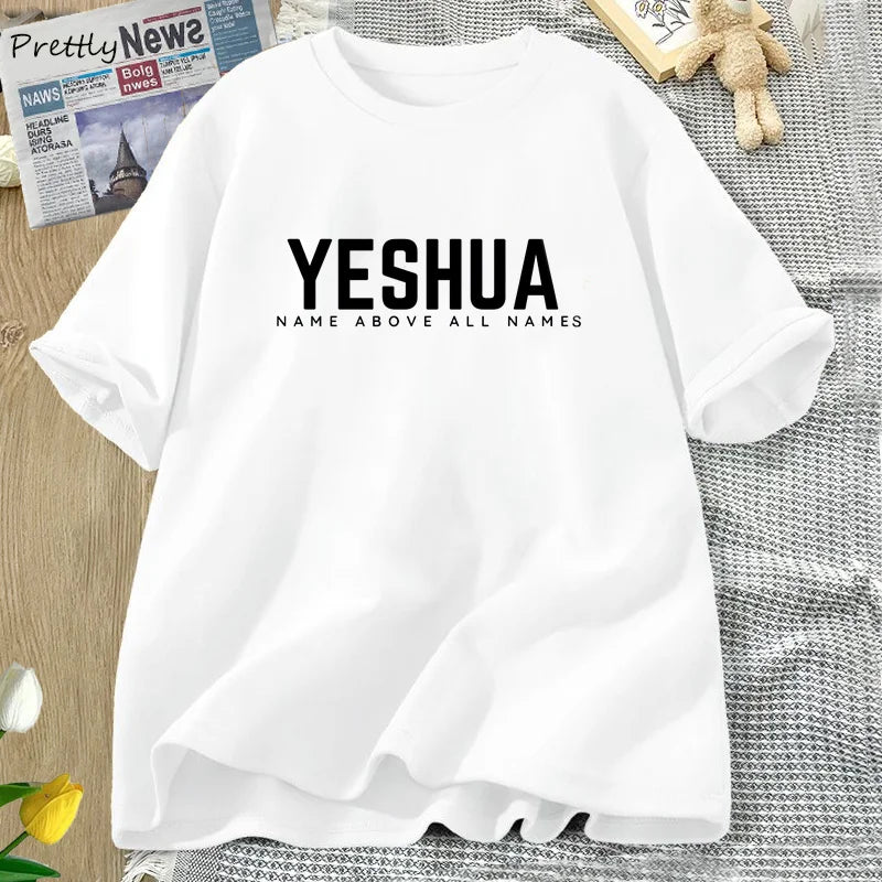 Camiseta Básica Moda Evangélica - YESHUA